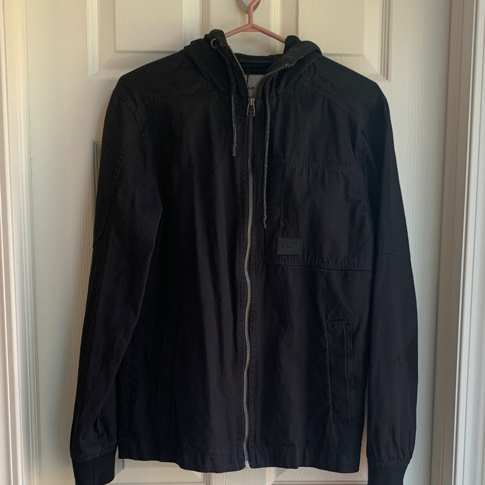 Jack and Jones Charcoal Hooded Jacket